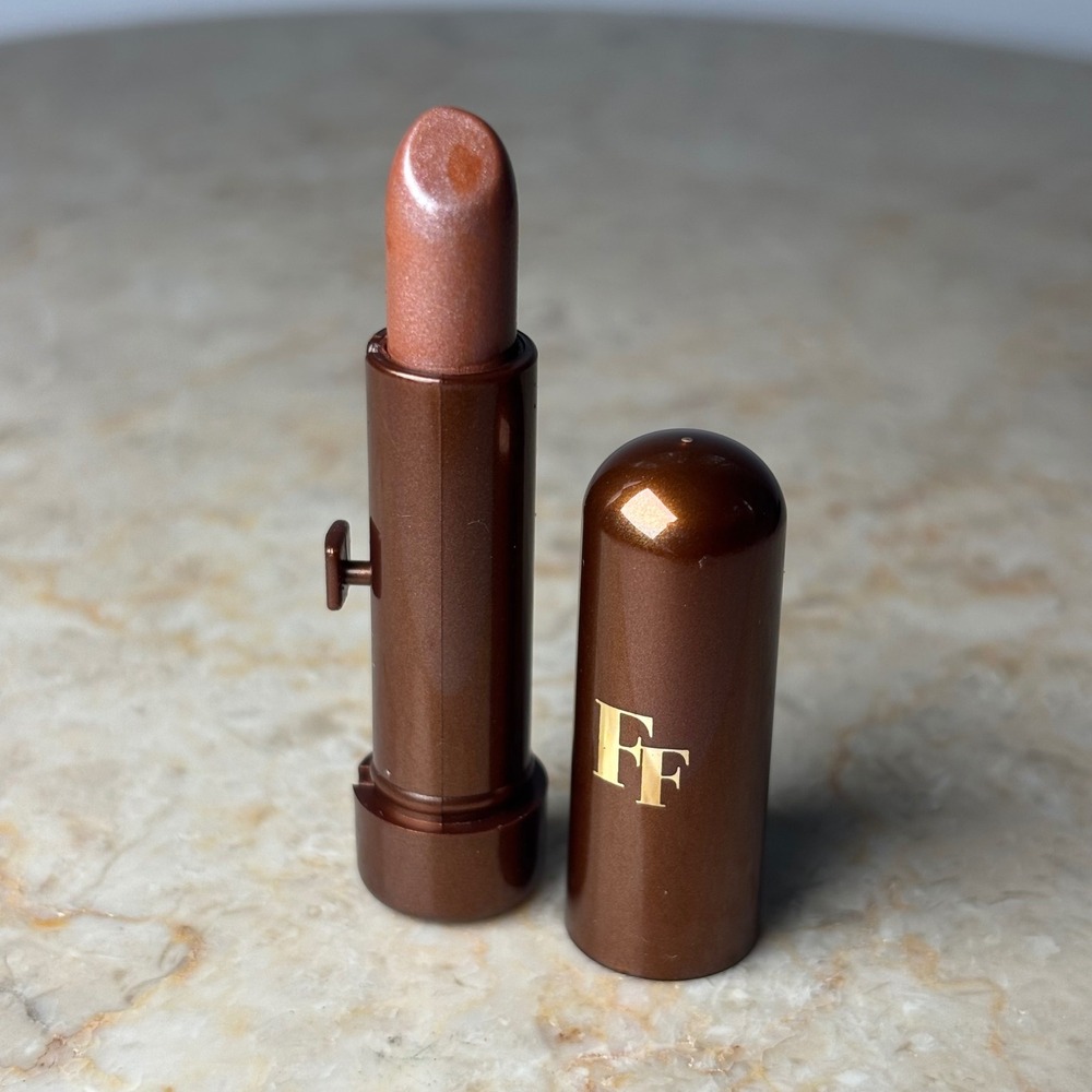 Fashion Fair Lipstick VIP‎ Mini Bronze Brown Shimmer Vintage FF